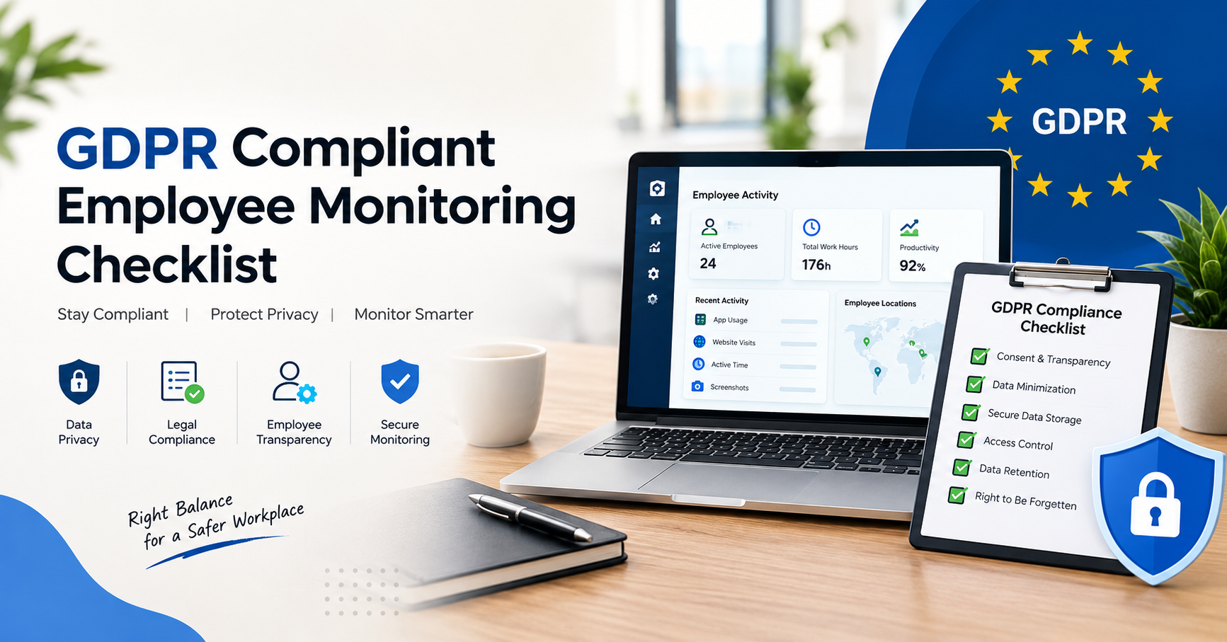 GDPR Compliant Employee Monitoring Checklist